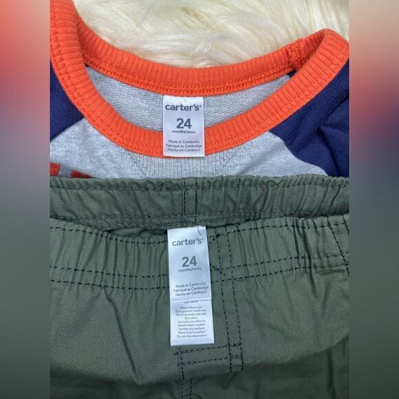 Carter’s “Mommy’s Hunk” pant set 2pc sz 24 M - Picture 2 of 3